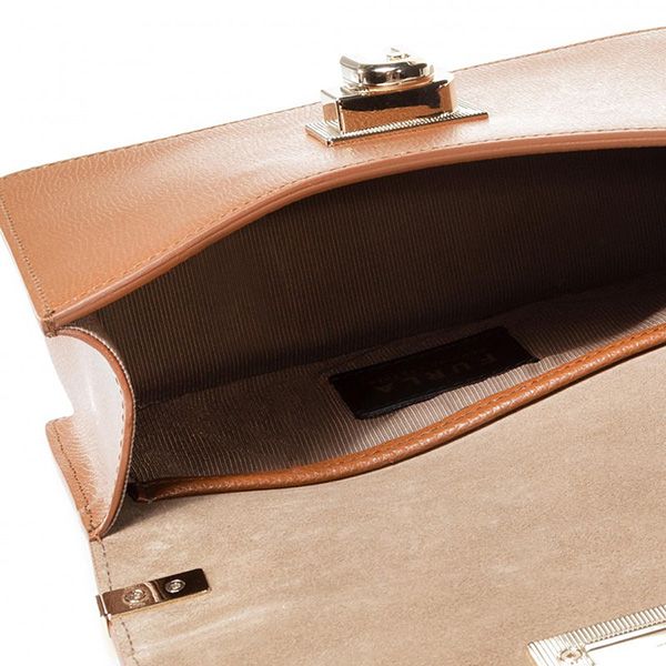 Túi Đeo Chéo Nữ Furla 1927 Mini Crossbody Bag Grained Cow Leather Cognac B-BAFKACO-ARE000-03B00 Màu Nâu - 4
