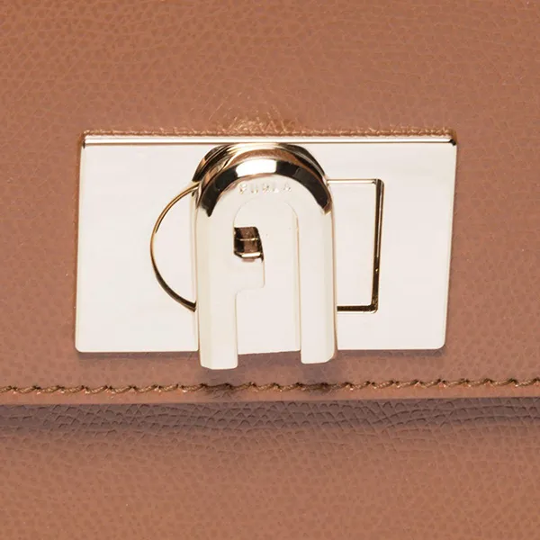 Túi Đeo Chéo Nữ Furla 1927 Small Crossbody Bag Grained Leather Cognac B-BAFIACO-ARE000-03B00 Màu Nâu