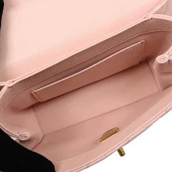 Túi Đeo Chéo Nữ Chanel Mini Flap Bag With Top Handle AS4008 B10890 94305 Màu Hồng - Túi xách - Vua Hàng Hiệu