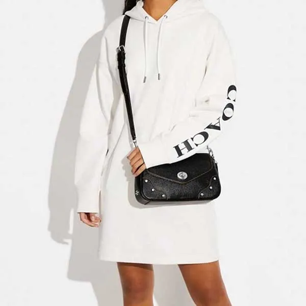 Túi Đeo Chéo Nữ Coach Millie Shoulder Bag CF438 Màu Đen