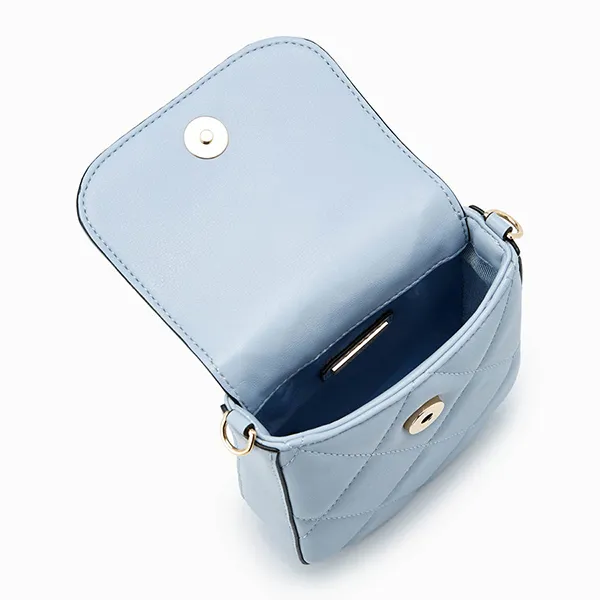 Túi Đeo Chéo Nữ Đựng Điện Thoại Lyn Sphere Mobile Pocket Crossbody Bags LL23CWF002 Màu Xanh Blue - Túi xách - Vua Hàng Hiệu