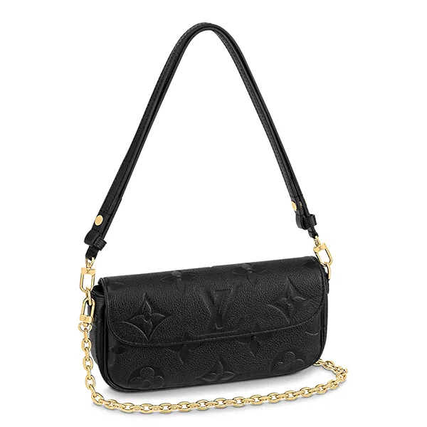 Túi Đeo Chéo Nữ Louis Vuitton LV Wallet On Chain Ivy M82154 Màu Đen - Túi xách - Vua Hàng Hiệu