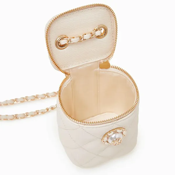 Túi Đeo Chéo Nữ Lyn Berista XS Crossbody Bags LL23CBF042 Màu Trắng