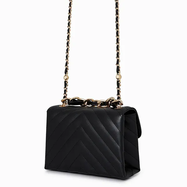 Túi Đeo Chéo Nữ Lyn Cosmo M Crossbody Bags LL23SBF226 Màu Đen