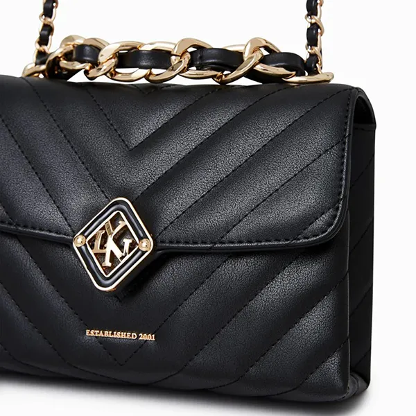 Túi Đeo Chéo Nữ Lyn Cosmo M Crossbody Bags LL23SBF226 Màu Đen