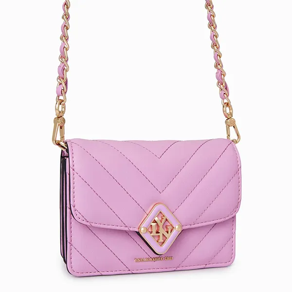 Túi Đeo Chéo Nữ Lyn Cosmo Xs Crossbody Bags LL23SBF227 Màu Hồng