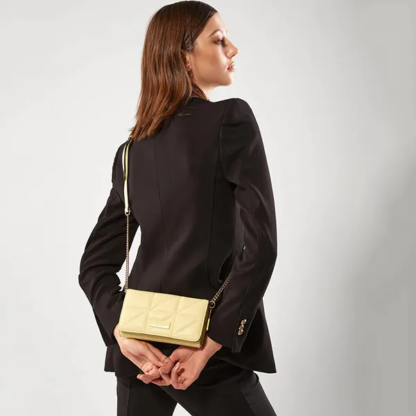 Túi Đeo Chéo Nữ Lyn Festa Crossbody Mini Bags LL23CBS213 Màu Vàng
