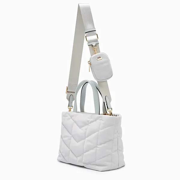 Túi Đeo Chéo Nữ Lyn Lowa Tote Bags LL23SBF295 Màu Trắng