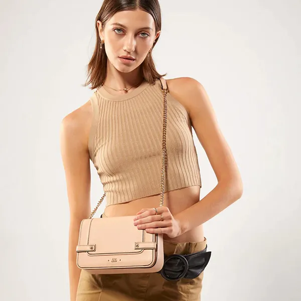 Túi Đeo Chéo Nữ Lyn Maddy Crossbody Bags LL23CBF167 Màu Hồng