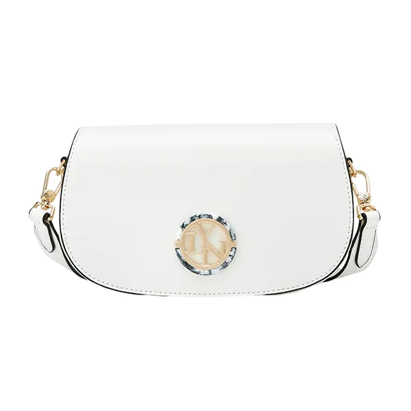 Túi Đeo Chéo Nữ Lyn Ursa Saddle Crossbody Bags LL23CBF013 Màu Trắng
