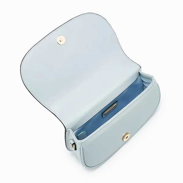 Túi Đeo Chéo Nữ Lyn Ursa Saddle Crossbody Bags LL23CBF013 Màu Xanh Blue
