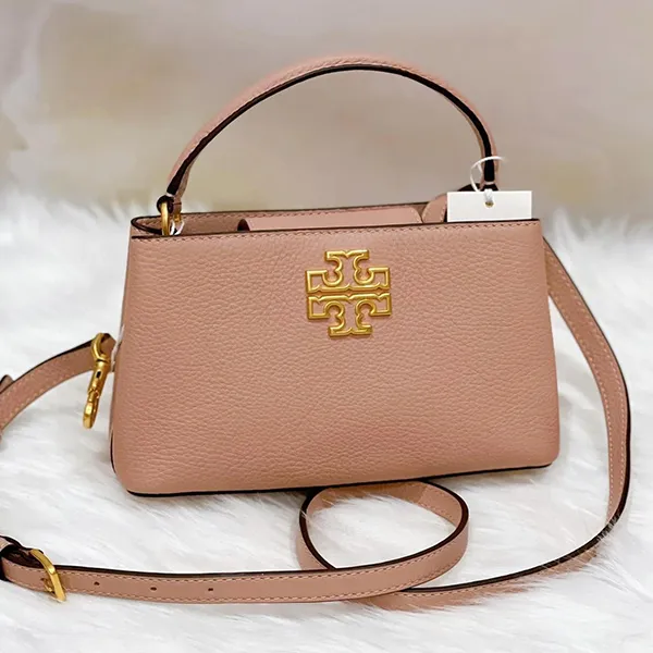 Túi Đeo Chéo Nữ Tory Burch Britten Micro Satchel 145357 Màu Hồng
