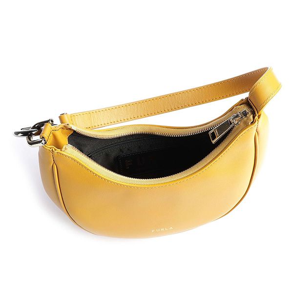 Túi Đeo Vai Nữ Furla Primavera S Shoulder Bag Fine Grain Leather Honey B-WB00475-AX0733-8Z000 Màu Vàng - 4