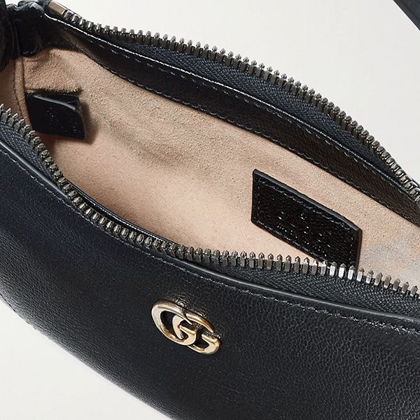 Túi Đeo Vai Gucci Aphrodite Embellished Textured-Leather Shoulder Bag 739076 AAA9F 1000 Màu Đen - 4