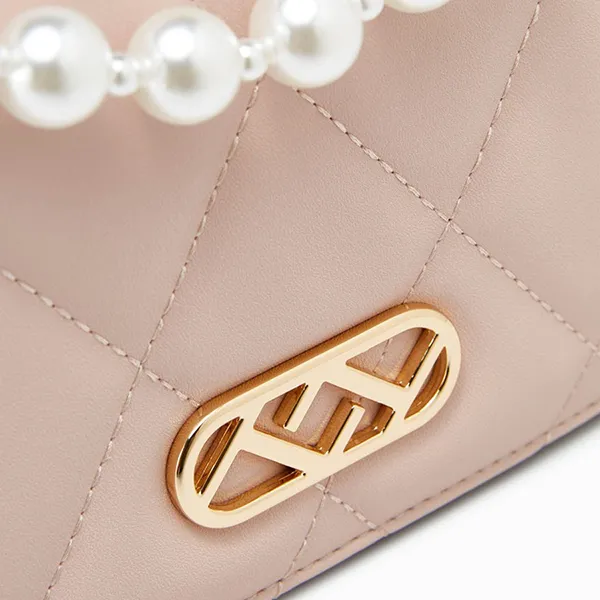 Túi Đeo Vai Nữ Lyn Sphere Crossbody Bags LL23CBF006 Màu Nude