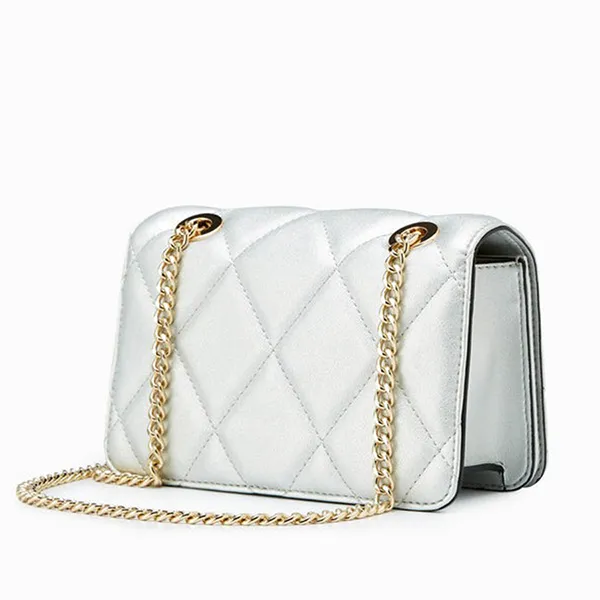 Túi Đeo Vai Nữ Lyn Sphere Xs Crossbody Bags LL23CBF007 Màu Bạc Trắng