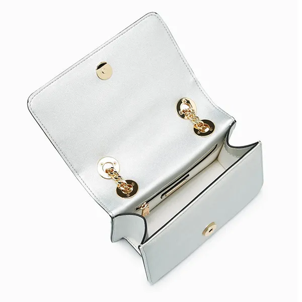 Túi Đeo Vai Nữ Lyn Sphere Xs Crossbody Bags LL23CBF007 Màu Bạc Trắng