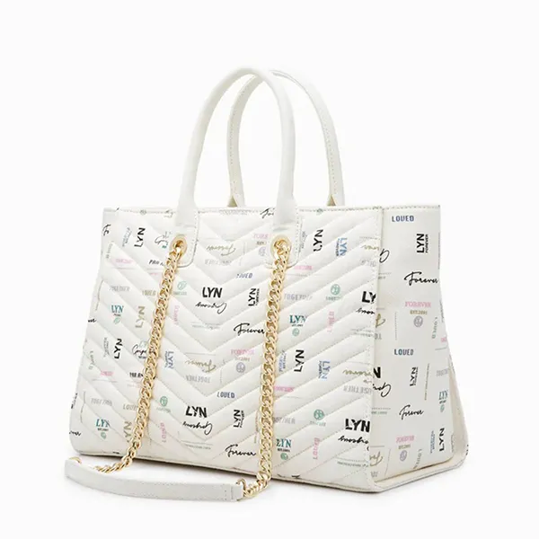 Túi Tote Nữ Lyn Remi L Tote Bags LL23CBF139 Màu Trắng