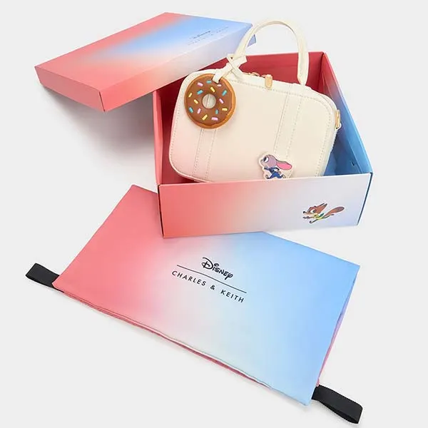 Túi Xách Nữ Charles & Keith CNK Judy Hopps Boxy Satchel CK11-51210025 Màu Trắng Kem