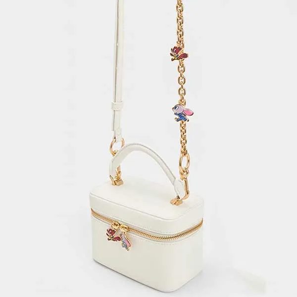 Túi Xách Nữ Charles & Keith CNK Judy Hopps Vanity Pouch CK2-51210026 Màu Kem