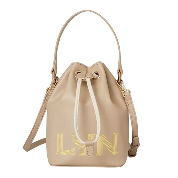 Túi Xách Tay Nữ Lyn Alyssa Bucket Bags LL23CBF248 Màu Kem