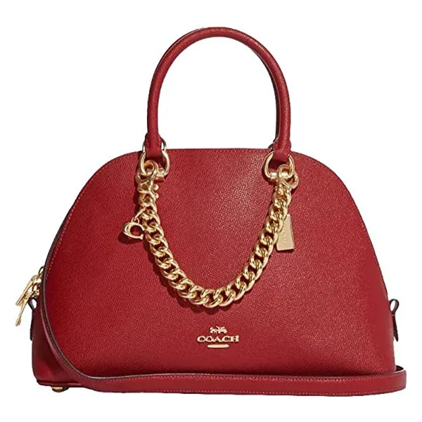 Túi Xách Tay Nữ Coach Katy Chain Satchel Red Apple CE991 Màu Đỏ - Túi xách - Vua Hàng Hiệu