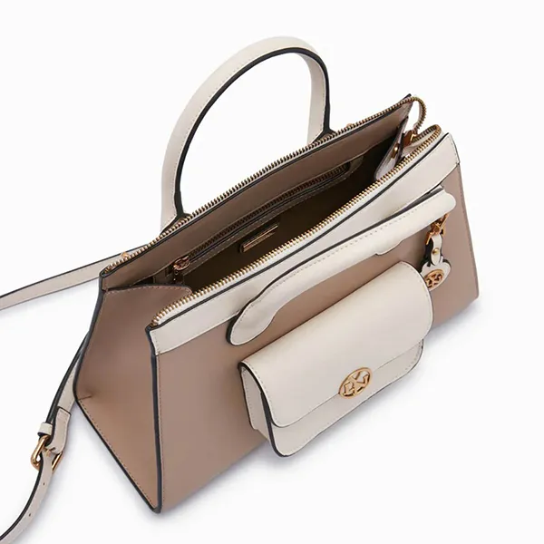 Túi Xách Tay Nữ Lyn Nelly L Crossbody Bags LL23CBF134 Màu Beige