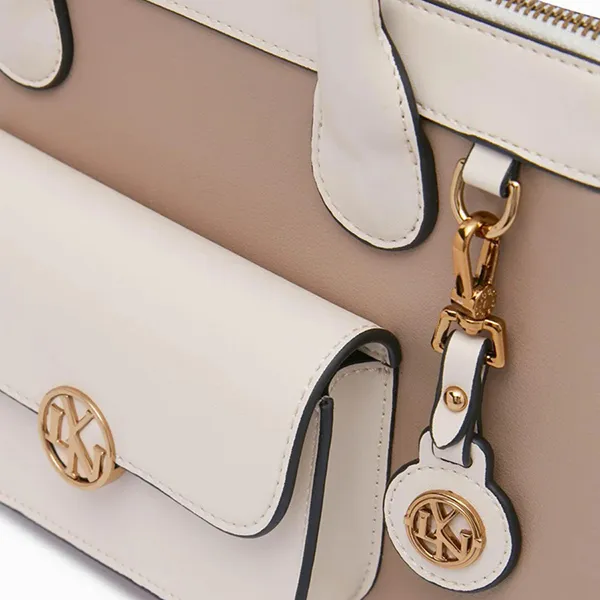 Túi Xách Tay Nữ Lyn Nelly L Crossbody Bags LL23CBF134 Màu Beige