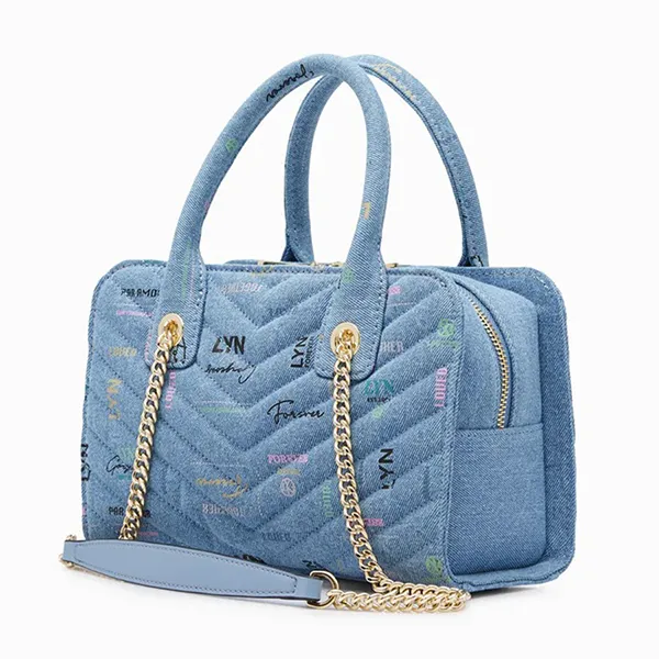 Túi Xách Tay Nữ Lyn Remi M Handbags LL23CBF140 Màu Xanh Blue