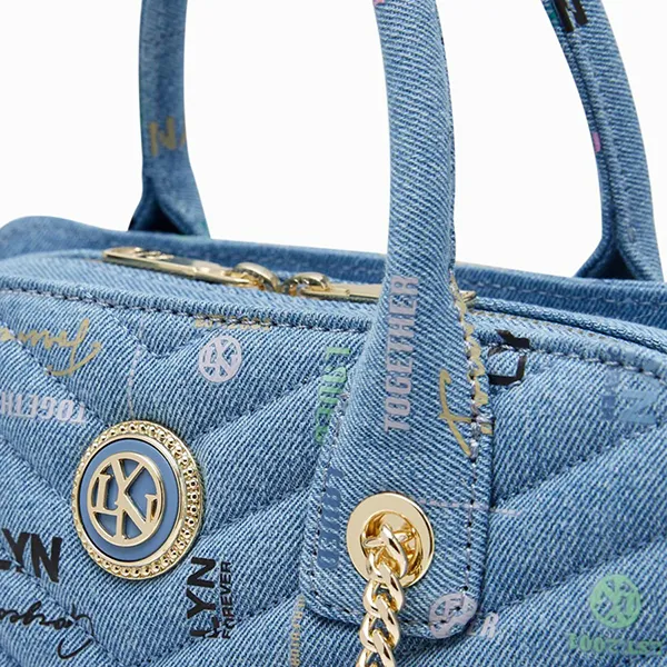 Túi Xách Tay Nữ Lyn Remi M Handbags LL23CBF140 Màu Xanh Blue