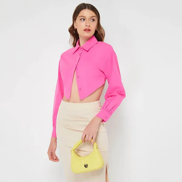 Túi Xách Tay Nữ Lyn Verbana S Handbags LL23CBS120 Màu Vàng Chanh