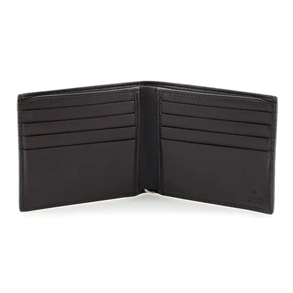 Ví Nam Gucci Bee Web Bifold Wallet GG Coated Canvas Màu Nâu Be - Túi xách - Vua Hàng Hiệu