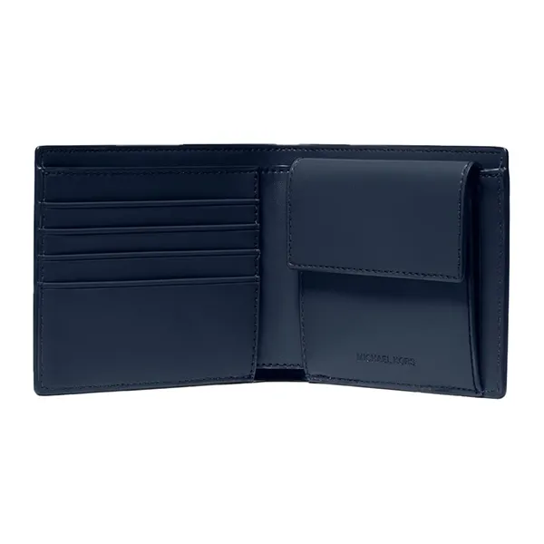 Ví Nam Michael Kors MK Cooper Leather Billfold Wallet 36S3LCOF3L Màu Xanh Navy - Túi xách - Vua Hàng Hiệu