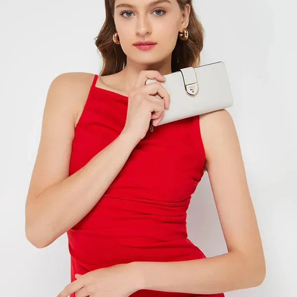 Ví Nữ Lyn Athella Long Wallets LL23CWF093 Màu Xám