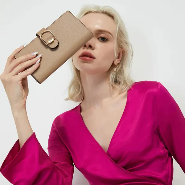 Ví Nữ Lyn Bonita Long Wallets LL23CWS030 Màu Be