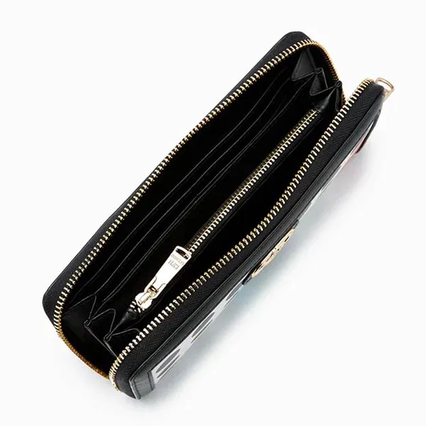 Ví Nữ Lyn Circus Zip Round Wallets LL23CWF007 Màu Đen