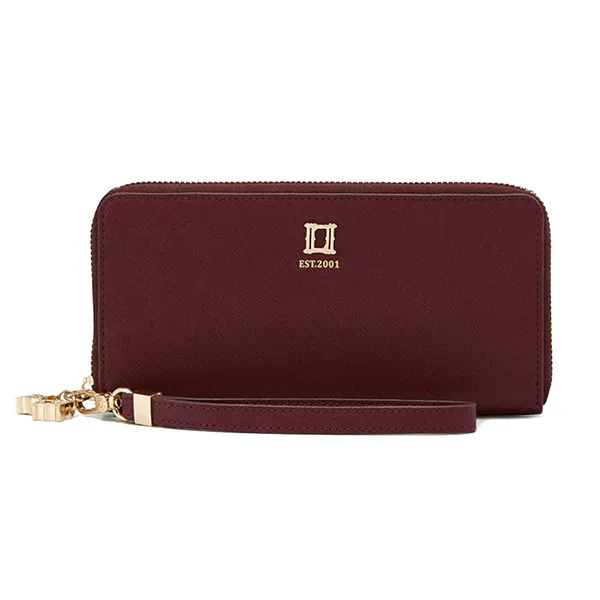 Ví Nữ Lyn Cori Coin Con Wallets LL22WWF077 Màu Đỏ Mận