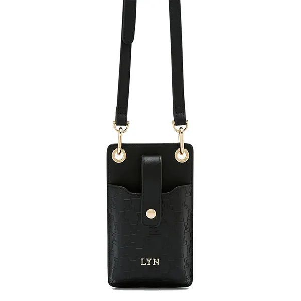 Ví Nữ Lyn Jasmine Mobile Sling Wallets On Chain LL23CWF029 Màu Đen