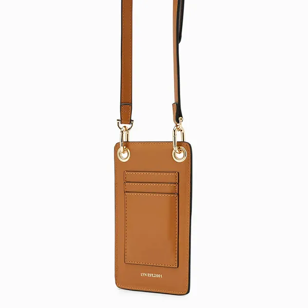 Ví Nữ Lyn Jasmine Mobile Sling Wallets On Chain LL23CWF029 Màu Nâu
