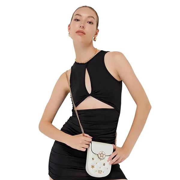 Ví Nữ Lyn Lil Star Mobile Pocket Wallets LL23CWF048 Màu Trắng