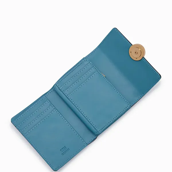 Ví Nữ Lyn Nelly Short Wallets LL23CWF045 Màu Xanh Blue - Túi xách - Vua Hàng Hiệu