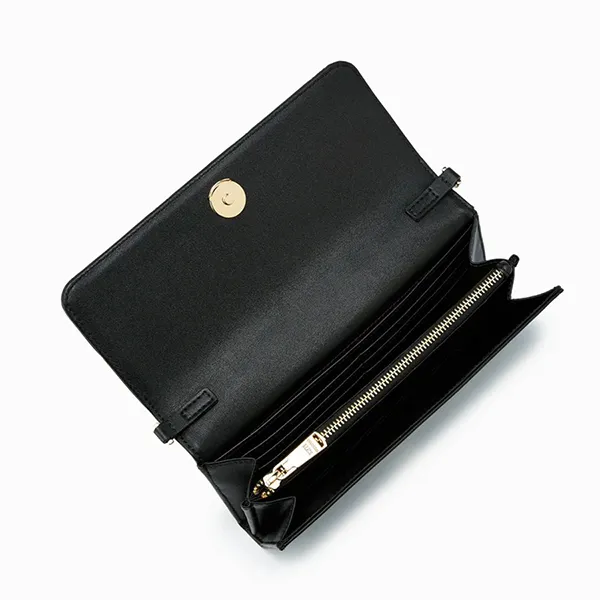 Ví Nữ Lyn Sphere Wallets On Chain LL23CWF003 Màu Đen - Túi xách - Vua Hàng Hiệu