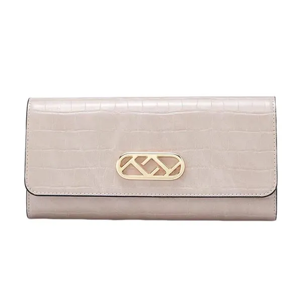 Ví Nữ Lyn Tabi Croco Long Wallets LL23CWF005 Màu Hồng