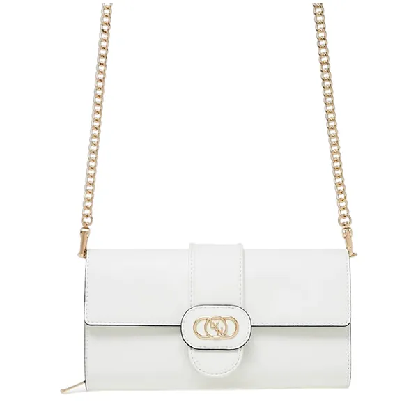 Ví Nữ Lyn Vilma Wallets On Chain LL23CWF009 Màu Trắng