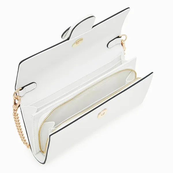 Ví Nữ Lyn Vilma Wallets On Chain LL23CWF009 Màu Trắng