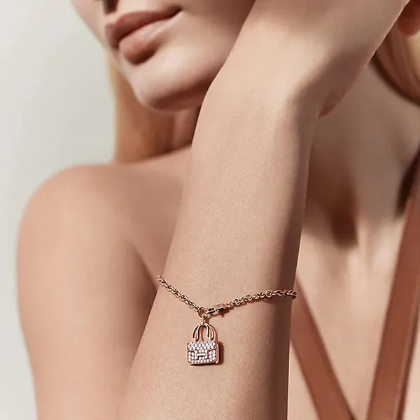 Vòng Đeo Tay Nữ Jewery Luxury Amulettes Constance Bracelet Rose gold Màu Vàng Hồng - Trang sức - Vua Hàng Hiệu
