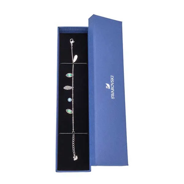 Vòng Đeo Tay Nữ Swarovski Asia Exclusive Series 5470515 Màu Bạc Xanh