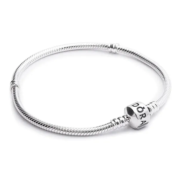 Vòng Đeo Tay Pandora Moments Snake Chain Bracelet Màu Bạc Size 18