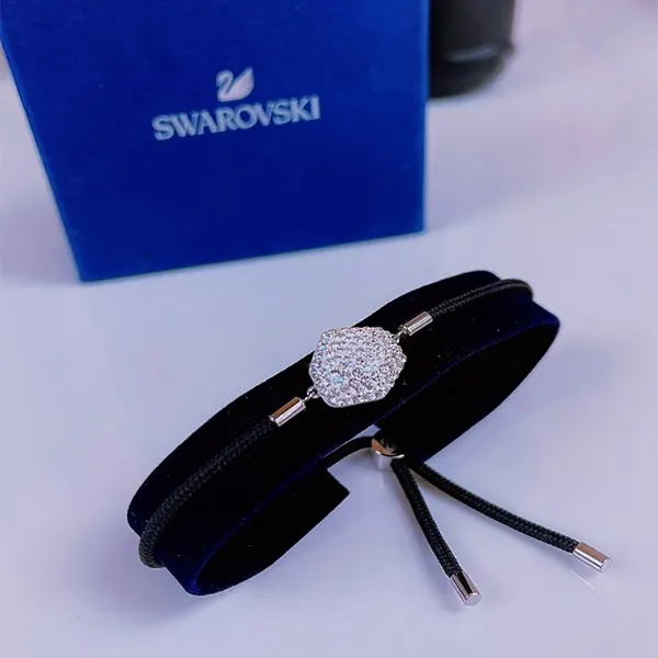 Vòng Đeo Tay Unisex Swarovski Power Collection Bracelet 5568271 Màu Đen Bạc