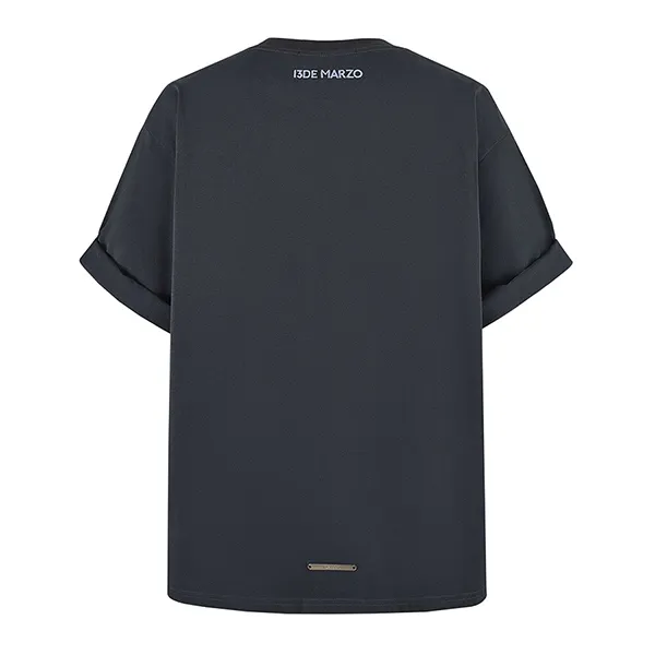 Áo Phông Nữ 13 De Marzo Doozoo Balloon T-shirt Forever River Màu Xám Size S